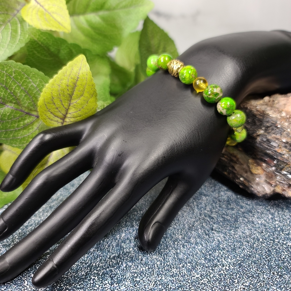 Impression Jasper Bracelet by Ulara Moon
